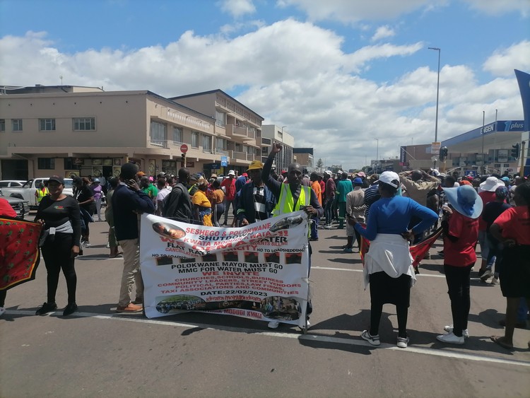 Seshego community march in Polokwane to end inconsistent water supply